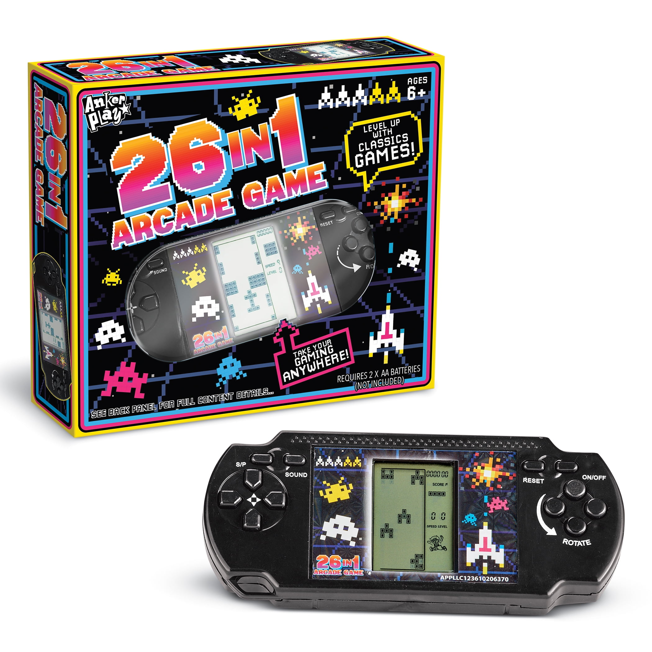 Buy Collections Etc 26in1 Portable Handheld Classic Retro Arcade Game