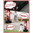 thumbnail image 3 of Punching Bag for Kids , 66 Inch Inflatable Freestanding Punching Bag for Teen, Boxing Bag with Boxing Gloves for Practicing MMA Karate Taekwondo and Relieve Pent Up Energy(Red), 3 of 7