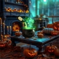 thumbnail image 7 of Gallickan Cauldron Set, Black Witch Pot with Floating Bottles Bubbling Effect, 30ml Diffuser Halloween Decor, Complete Indoor Party Kit, Black, 7 of 7