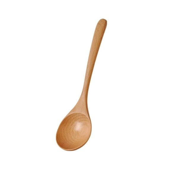 Bgsha Cuillère Traditionnelle en Bois avec Manche Prolongé Pratique pour Casseroles Profondes