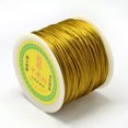 thumbnail image 2 of U8MO 70m/roll Nylon Thread Rattail Satin Cord Jewelry Beading String For Bracelet 1mm-DarkGoldenrod, 2 of 2