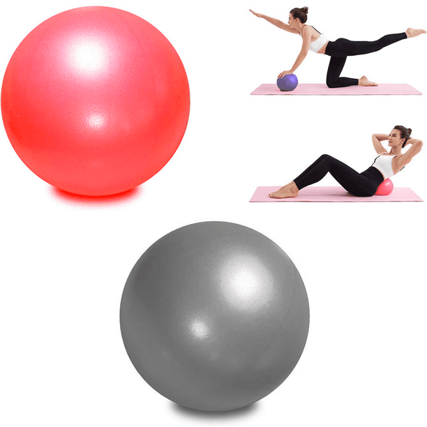 Pelotas deportivas para pilates - (2 piezas) Pelotas de estabilidad para yoga, fisioterapia - Mejora el equilibrio Ormromra