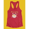 thumbnail image 3 of Powered By Ramen Bowl Art Racerback Tank Women -Smartprints Designs, Female Large, 3 of 4