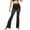 Black-01, variant on REALiKUN Women’s High Waist Rave Mesh Sheer Pants Flared Bell Bottom Pants Festival Dance Clubwear