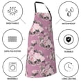 thumbnail image 5 of Goofa Rose Flowers Printed Waterproof Apron 33" Chef Aprons for Men Heavy Duty Chemical Work Apron Adjustable Bib Apron, 5 of 9