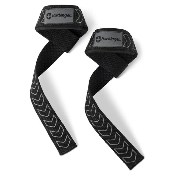 Harbinger Padded Cotton Lifting Straps for Enhanced Grip