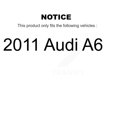 thumbnail image 2 of Positive Plus Rear Semi-Metallic Disc Brake Pads and Wear Sensors Kit for Car 2011 Audi A6 KPW-100974, 2 of 8