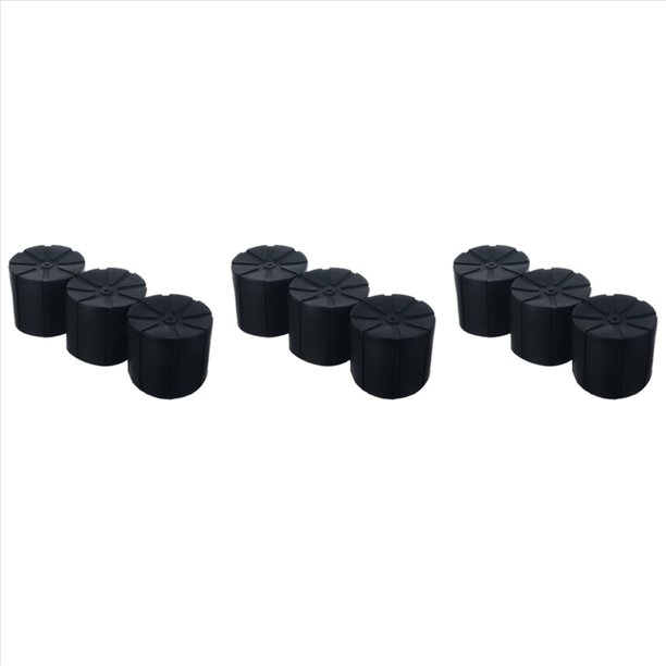 Tapa de Lente Universal de Silicona Impermeable de 9 Piezas para Lentes de Cámara DSLR de 65-90mm