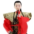 thumbnail image 4 of Japonés Samurai Muñeca Artes Artesanales Humanoide Muñeca de Decoración de en hogar, 4 of 9