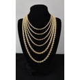 thumbnail image 3 of 10K Gold Rope Chain Gold Rope Chain Necklace 2mm 2.2mm 2.6mm 3.2mm 4.8mm 6mm 18-26 inches, 10K Gold Rope Chain, 10K Gold Chain,  Men Women (Width:4.8mm; Necklace length:22;), 3 of 9