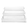 thumbnail image 1 of organizador expandible de 3 niveles transparente, 1 of 5