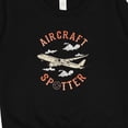 thumbnail image 3 of Inktastic Aircraft Spotter Plane Lover Toddler Sweatshirt, 3 of 4