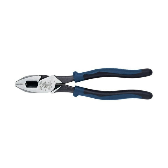 Klein Tools J213-9NETP Side Cutting Pliers Fish Tape Pulling - Dark Blue/Black