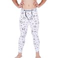 thumbnail image 1 of Minnieouse Calzas de ropa interior para hombre, pantalones elásticos estampados a la moda para hombre, pantalones de capa Base de absorción de sudor, ropa Ropa interior estrella blanca SG Minnieouse AP013663-03, 1 of 6