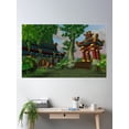 thumbnail image 2 of Jade Forest Poster Wall Art, Modern Wall Decor, 8x12 UNFRAMED, 2 of 3
