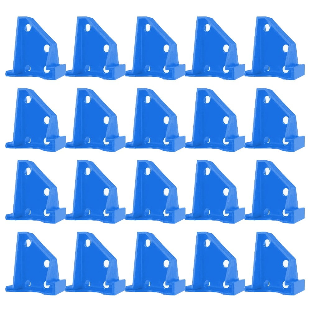20Pcs Flooring Spacers Laminate Installation with 1/4 1/2Inch Gap Floating Floor Blue