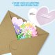 thumbnail image 4 of 1 pieza(s) Tarjeta emergente de flores Tarjeta de cumpleaños Tarjeta de regalo Tarjeta emergente plegable en 3D Tarjeta de felicitación de flores con sobre JM, 4 of 5