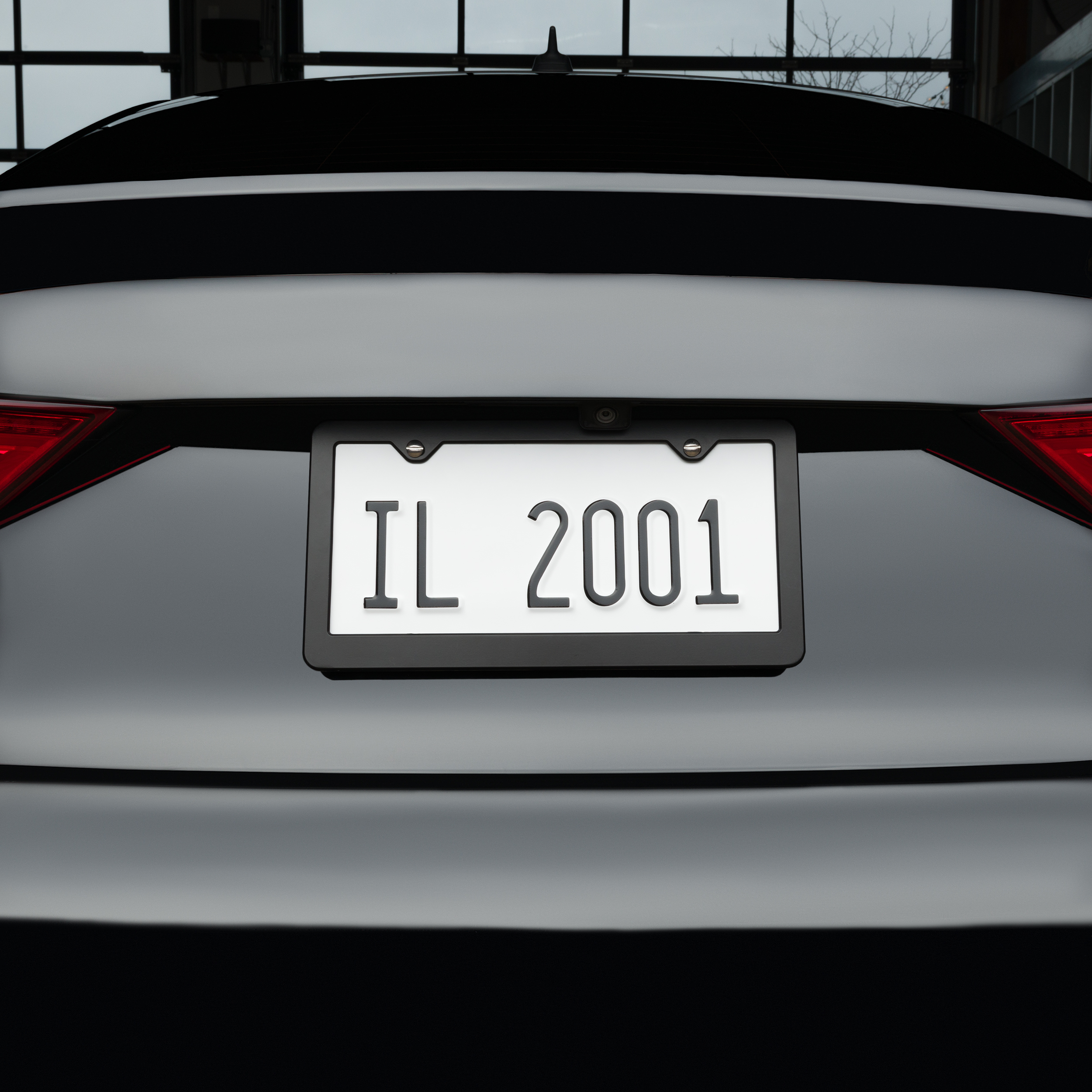 Auto Drive Black Metal License Plate Frame photo 2