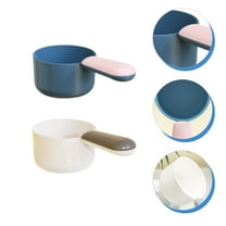 IBASETOY 2PCS Dog Food Scoop Assorted Color Plastic Shovel for Pet Feeding Needs