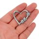 thumbnail image 5 of IDEANATEGRATE Charm Colgante Corazón En Plata Para Bisutería Con Romántico Y Duradero, 5 of 8