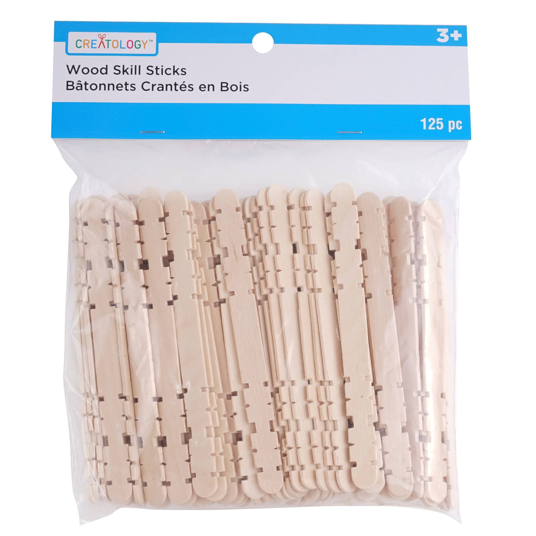 Creatology Wood Skill Sticks, 12 Packs: 125 ct. (1,500 total)
