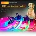 thumbnail image 2 of Glow in The Dark Dog Collar，Waterproof Dog Collar，Reflective Dog Collar，Dog Glow Collar，Glow Dog Collar，Dog Walking Light,Rechargeable Light Up Dog Collar, 2 of 7