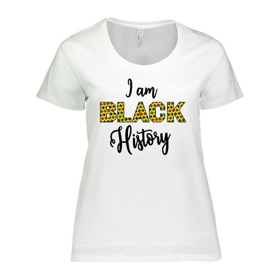 Inktastic I Am Black History Women's Plus Size T-Shirt