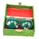 thumbnail image 4 of 2 pelotas de masaje con caja de almacenamiento, pelotas Baoding, pelotas de salud chinas para padres chisme verde, 4 of 9