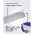 thumbnail image 4 of Hillman Hardware Essentials 853401 Continuous Pin 30" x 1-1/2" Stainless Steel, 4 of 5