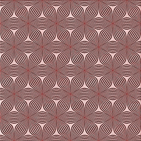 Ahgly Company Indoor Square Patterned Baby Pink Area Rugs, 7' Square