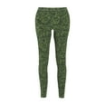 thumbnail image 2 of Dark Green/Olive Camo Women's Casual Leggings - Camo Color Code 0084, 2 of 7