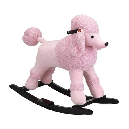 Baby Pink Rocking Poodle