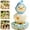 D, variant on Nallwabiu Rotatable Ceramic Duck Figurine with Headscarf, Kawaii Healing Desktop Decoration, Cute Art Ornament for Home & Office