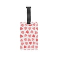 thumbnail image 6 of Balery Pink Hearts1 Print Durable Luggage Tags with Secure Strap, Personalized Travel ID Tags for Suitcases, Bags, and Backpacks - Easy Identification for Men and Women, 6 of 8
