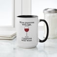 thumbnail image 4 of CafePress - Wine Improves With Age - 15 oz Ceramic Large White Novelty Mug, 4 of 4