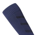 thumbnail image 4 of WQNVRNR Boys Athletic Soccer Socks- Breathable Over Knee Towel Bottom Anti-slip Unisex Long Football Sports Socks Navy Size 3-6Years, 4 of 5