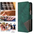 thumbnail image 5 of Dteck Zipper Wallet Case for Samsung Galaxy Z Fold 6,Magnetic Leather + PC Case with 9 Card Slots Pocket Flip Full Body Protective Cover for Galaxy Z Fold 6 5G,Green, 5 of 6