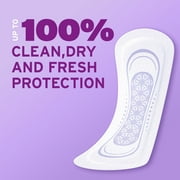 Poise Microliners Incontinence Panty Liners, 1 Drop Lightest Absorbency, Long, 50 Count