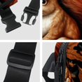 thumbnail image 4 of Squirrel Lightweight Adjustable Extension Strap Unisex Fanny Pack Waist Pack Cross Body Bag, 4 of 7