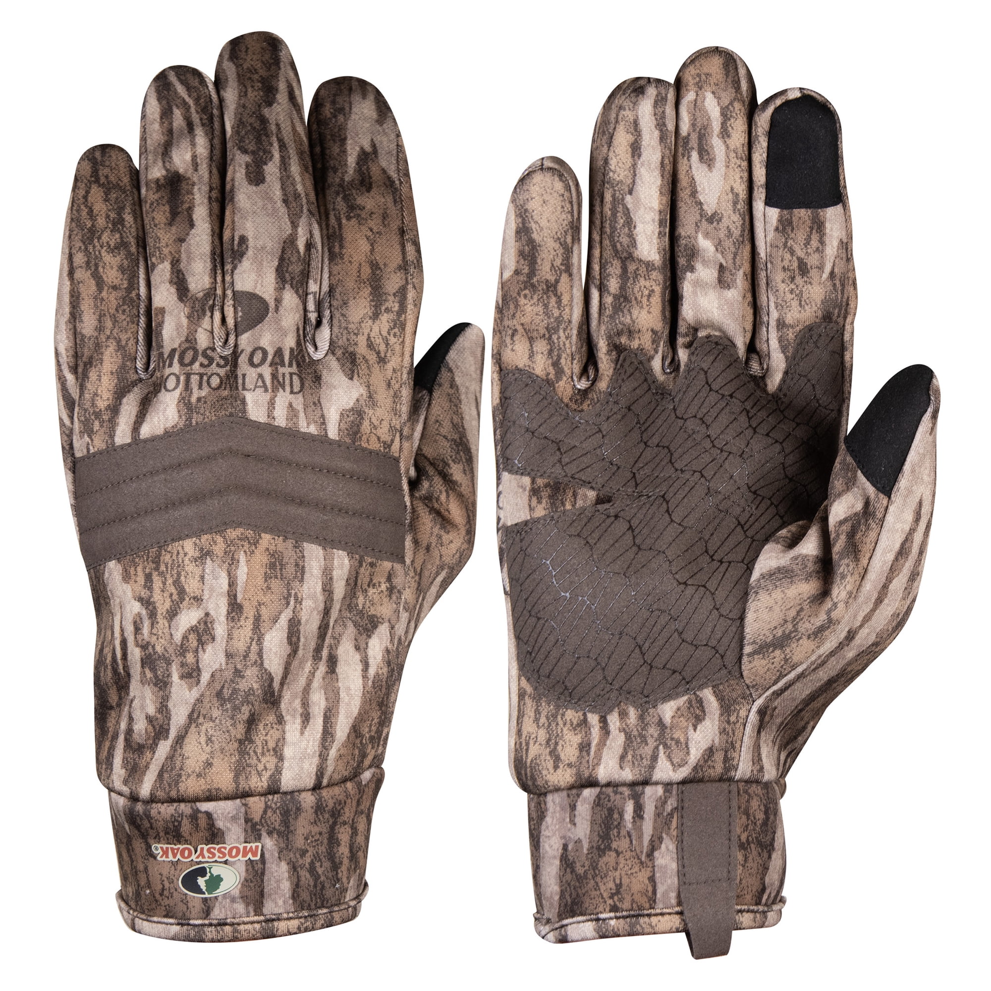 Mossy Oak Bottomland Men s Midweight Hunting Gloves Mossy Oak Bottomland M