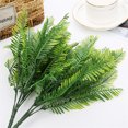 thumbnail image 1 of Worallymy Helecho Verde Artificial Banquete de Boda Decorativo PVC Planta Falsa Hierba Hogar Oficina Hotel Planta Decoración 7 Ramas Worallymy JD735806825, 1 of 7