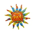 thumbnail image 5 of Decoración de pared de metal con cara de sol para interiores y exteriores, estrella de la luna del sol, decoración de pared para colgar en metal y vidrio, para exteriores, sala de estar, dor, 5 of 5