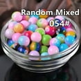 thumbnail image 6 of U8MO 20pcs Round 10mm Coated Opaque Glass Loose Beads lot for Jewelry Making Findings-032-1#, 6 of 9