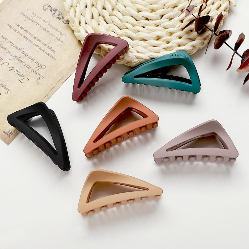 New Fashion Headwear Colorful Hairpins Hair Clip Crab Hair Claws For Women Girl Simple And Elegant Clamp Women Hair Accessories
