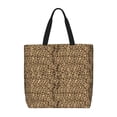 thumbnail image 1 of Easygdp Leopard Print Brown Bolsa Tote para Mujer, Bolso de Hombro para Trabajo, Playa, Viajes, Compras y Supermercado, 1 of 7