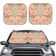 thumbnail image 2 of Balery Indian Paisley 1 Parasol para parabrisas de coche de 2 piezas | Parasol plegable para parabrisas delantero de coche para la mayoría de sedanes-Small, 2 of 6
