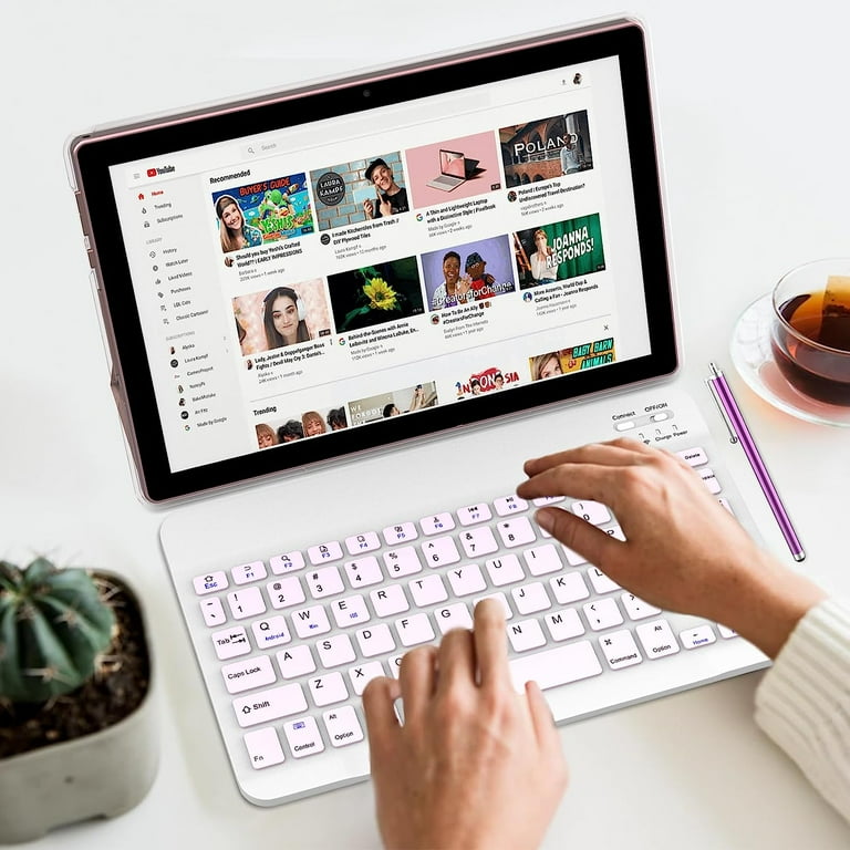 2023 Tableta 2 en 1 con Teclado, 6GB/128GB, Android 11, 10 2023 Tableta 2 en 1 con Teclado, 6GB/128GB, Android 11, 10