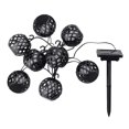 thumbnail image 2 of LED Retro bombilla cadena luces Solar jardín exterior Hada fiesta lámpara 8 LED Yuyangstore luces decorativas de cadena, 2 of 8