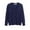 Dark Blue, variant on Womens Solid Button Front Cardigan Mercerized Cotton Loose Fit Comfort Sweater