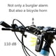 thumbnail image 3 of Alarma antirrobo para bicicleta, recargable por USB, con vibración y control remoto, bocina de 110 dB, inalámbrica., 3 of 11